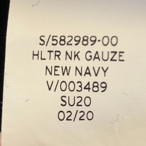 Gap Navy Cotton Halter Jumpsuit - Picture 7 of 7